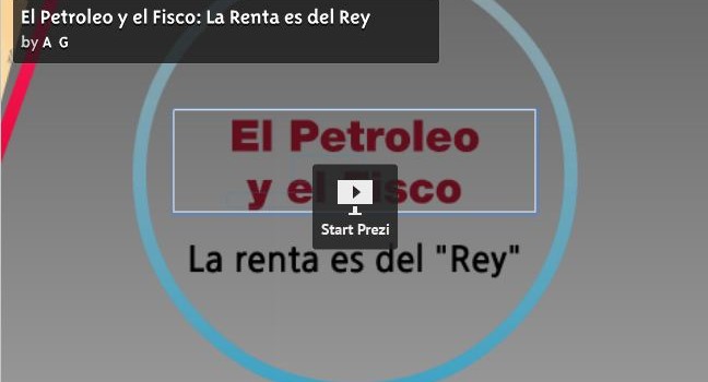 El petróleo y el fisco: la renta es del rey