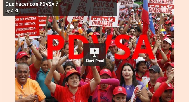¿Que hacer con PDVSA?